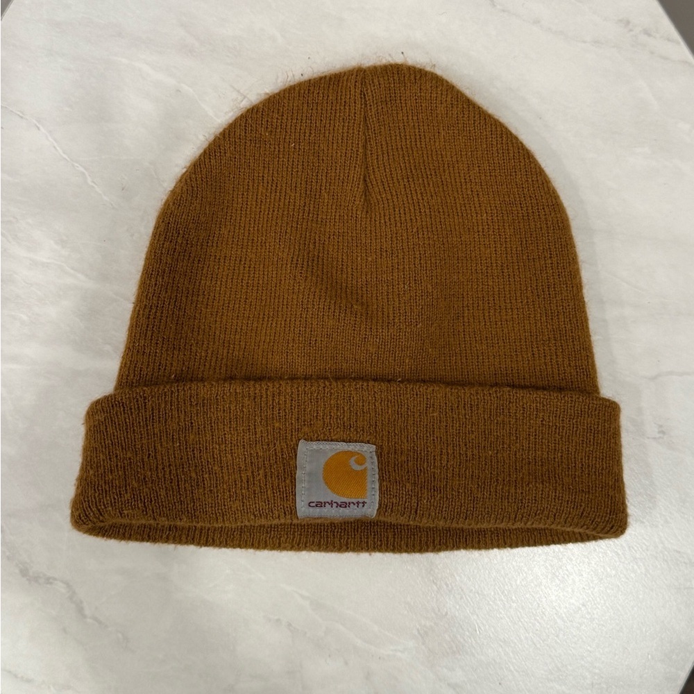 🔥Carhartt Brown Knit Beanie EUC🔥